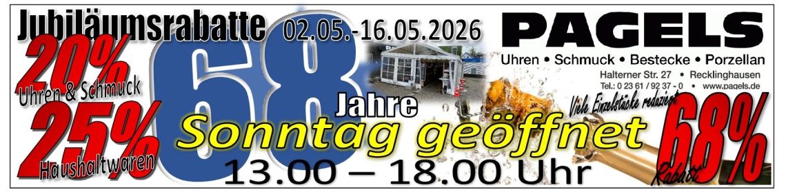 2026 Anzeige Sonntag offen